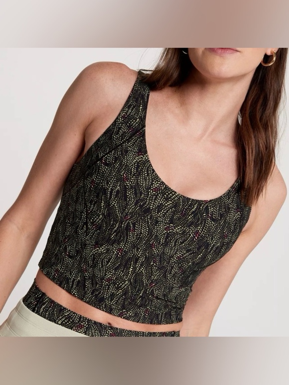 CALIA by Carrie Underwood Inspire Scoop Neck Tank in Serpent Print NWT XS